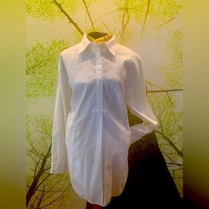 Adrienne vittadini oversized dress blouse, size large